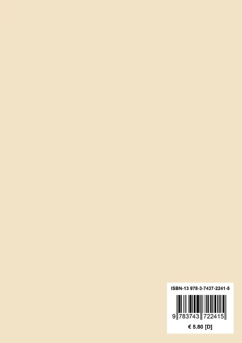 Rückseite: 9783743722415 | Maruzza | Drei Erzählungen | Carl Spindler | Taschenbuch | 108 S.