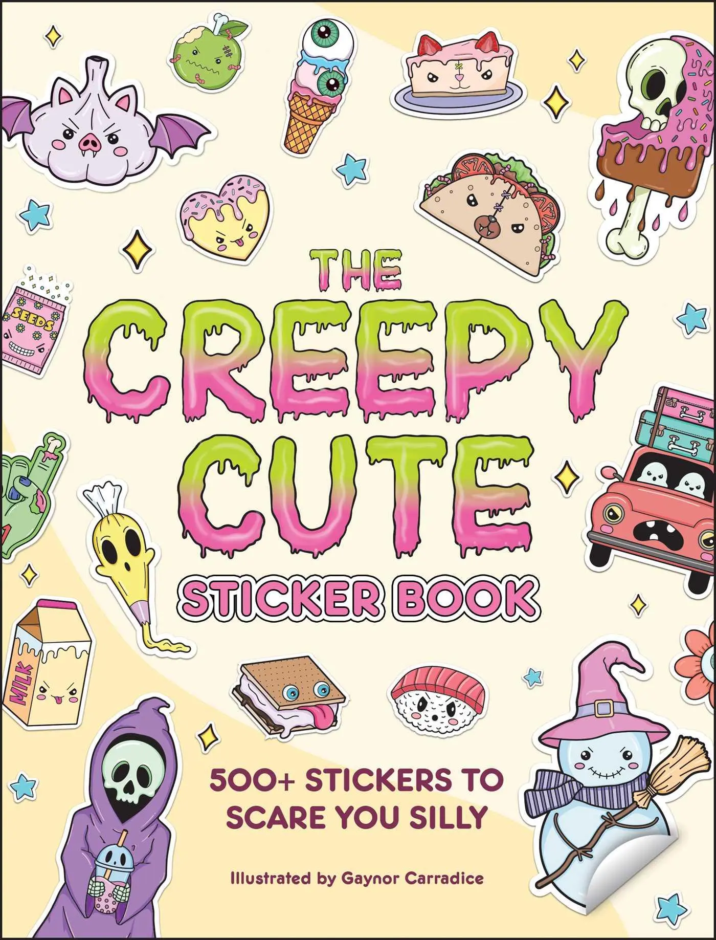 Cover: 9781507222515 | The Creepy Cute Sticker Book | 500+ Stickers to Scare You Silly | Buch