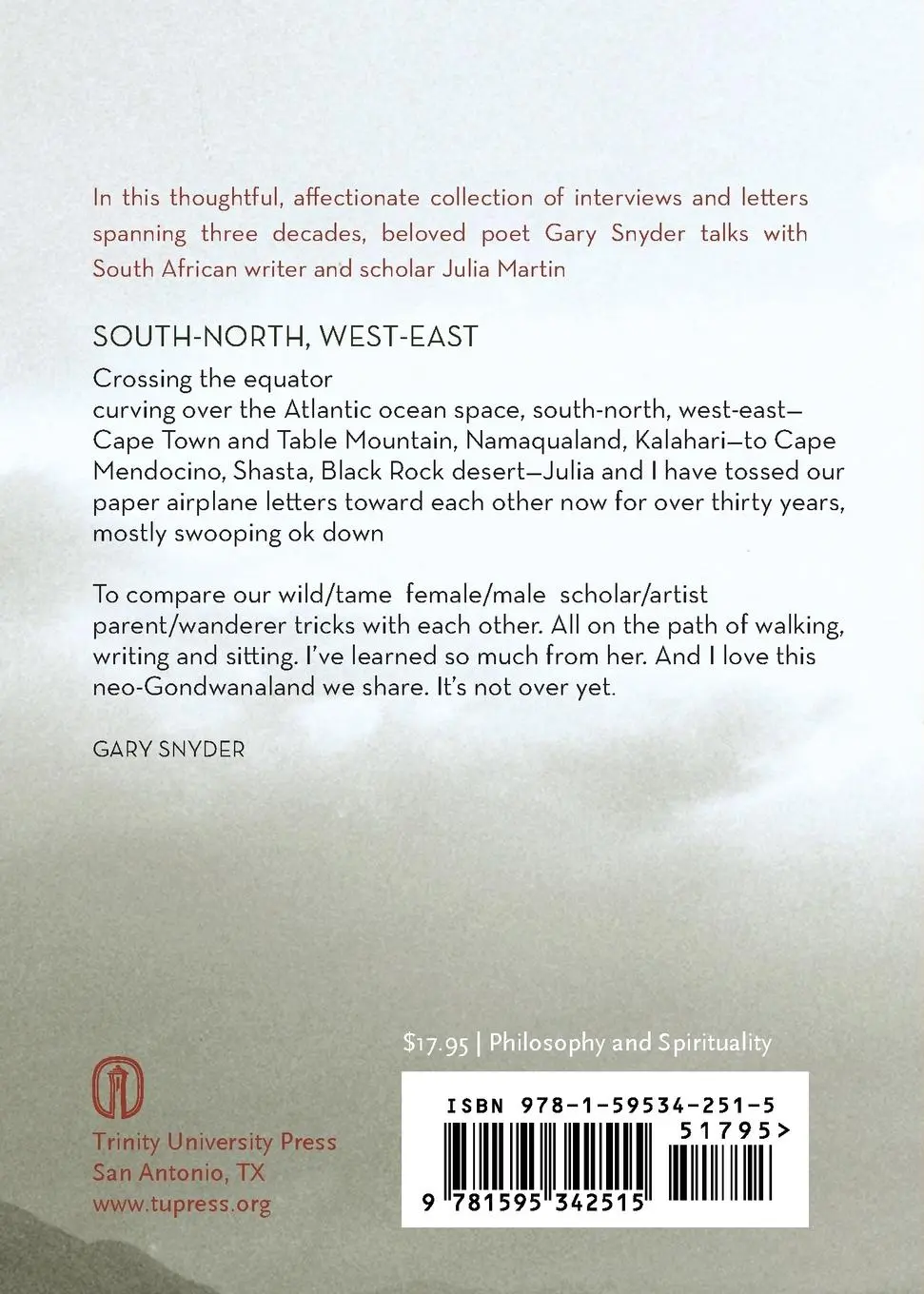 Rückseite: 9781595342515 | Nobody Home | Writing, Buddhism, and Living in Places | Snyder (u. a.)