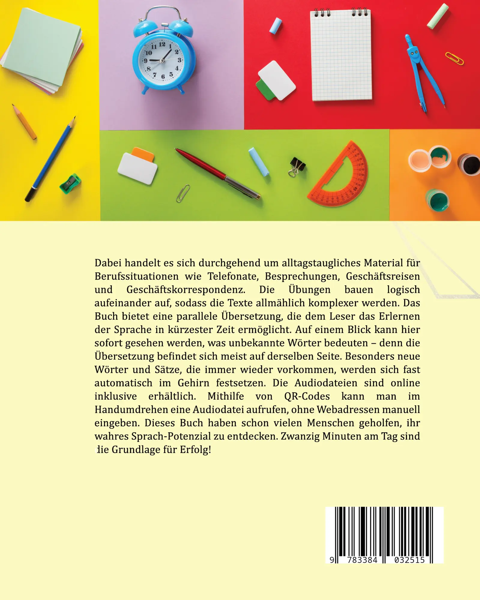 Rückseite: 9783384032515 | Lerne Englisch mit Dem Ersten Englischen Lesebuch für Kaufmännische...