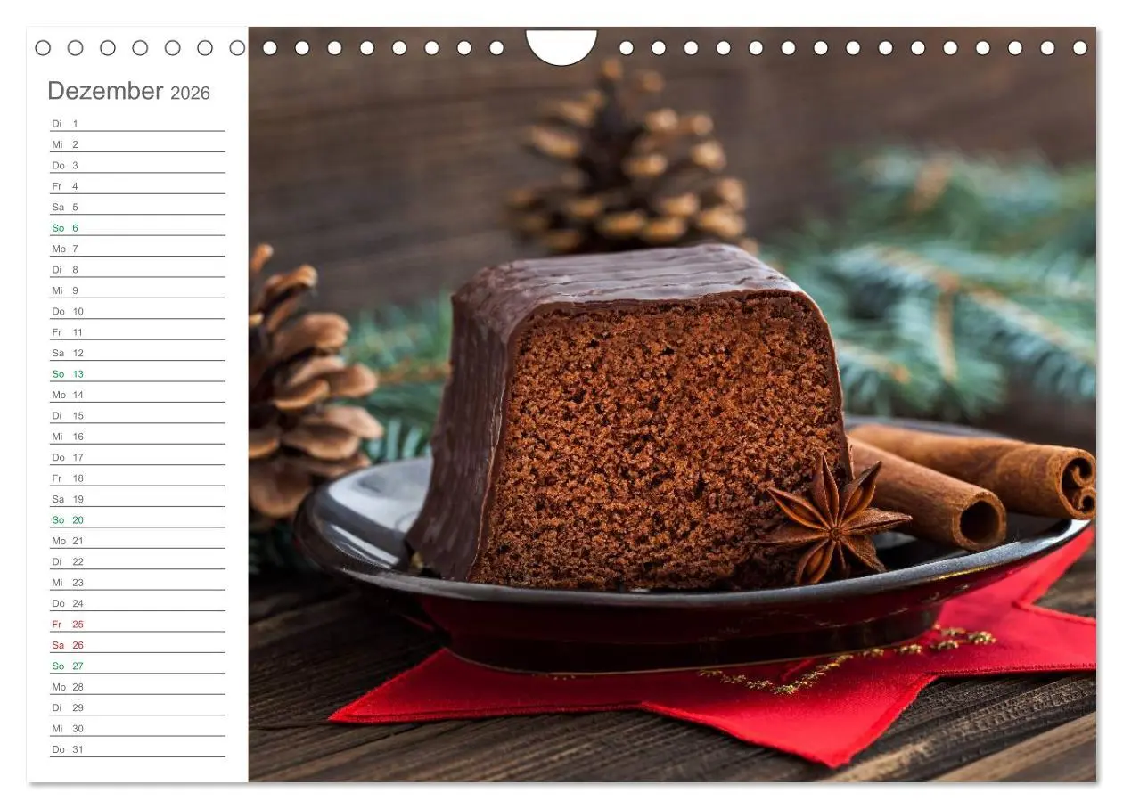 Bild: 9783516172515 | Mhhh ... Kuchenzeit Mein Küchenplaner (Wandkalender 2026 DIN A4...