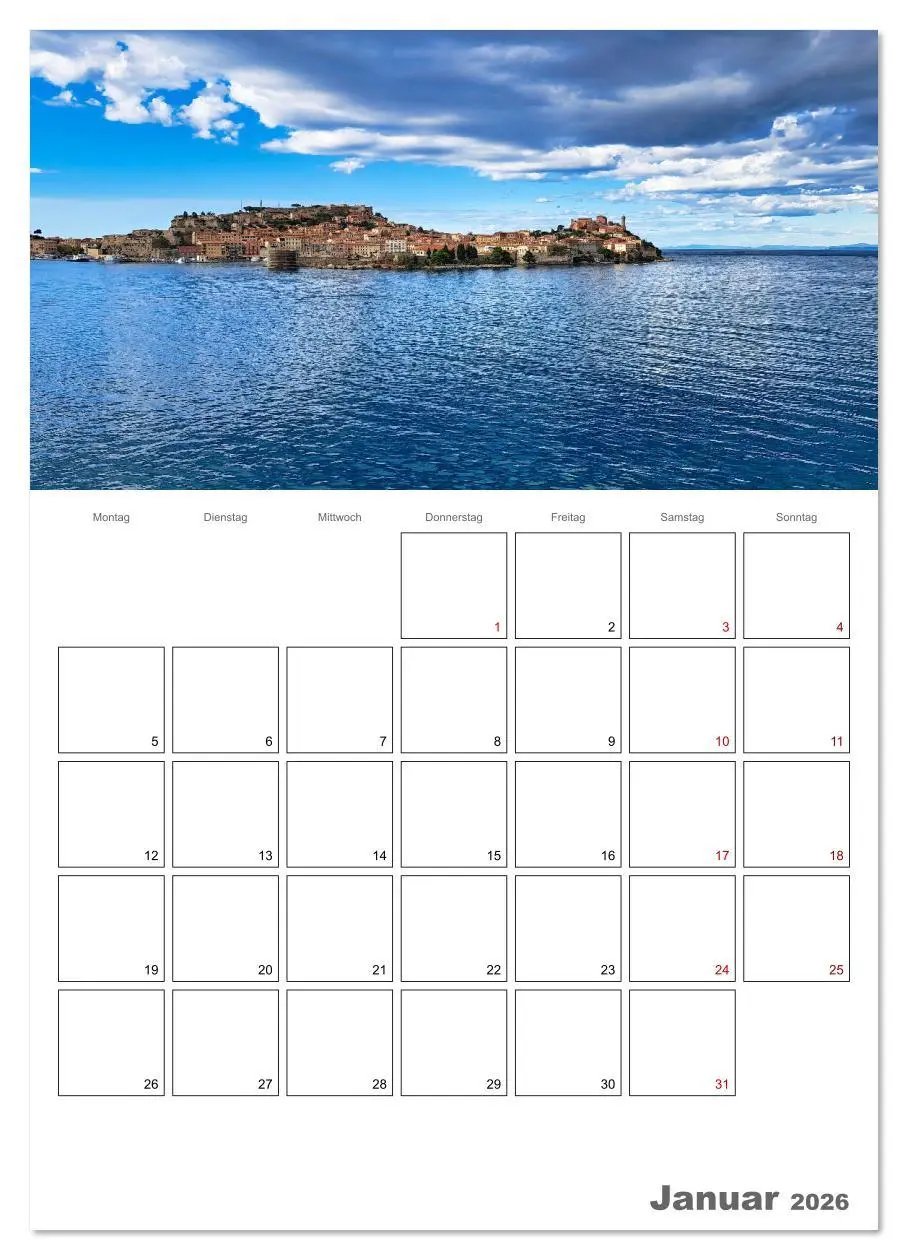 Bild: 9783516622515 | Faszinierendes Elba (Wandkalender 2026 DIN A3 hoch), CALVENDO...