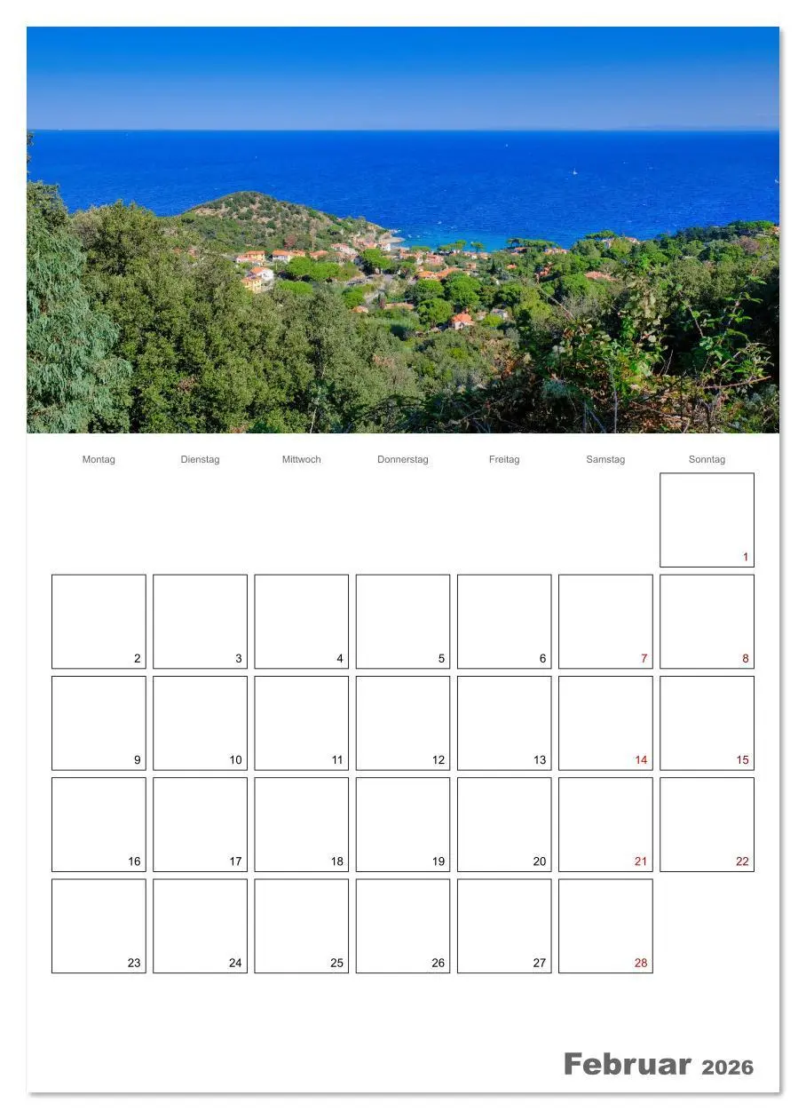Bild: 9783516622515 | Faszinierendes Elba (Wandkalender 2026 DIN A3 hoch), CALVENDO...