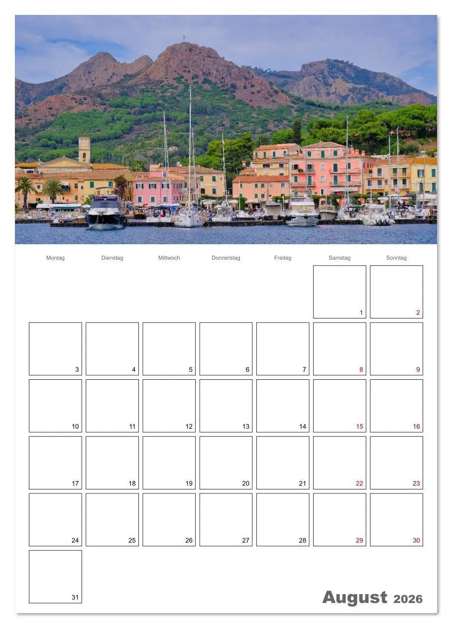 Bild: 9783516622515 | Faszinierendes Elba (Wandkalender 2026 DIN A3 hoch), CALVENDO...