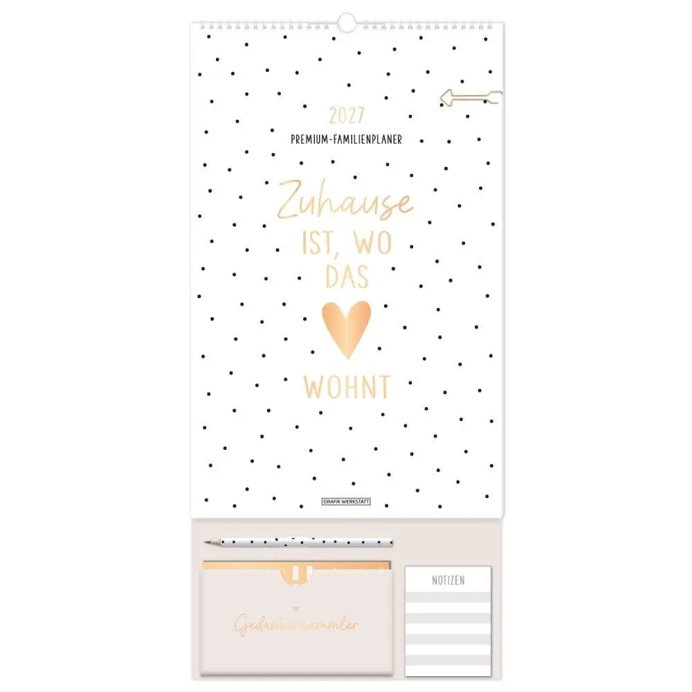 Cover: 9783986362515 | Premium-Familienplaner 2027 | Familienplaner | Original | Kalender