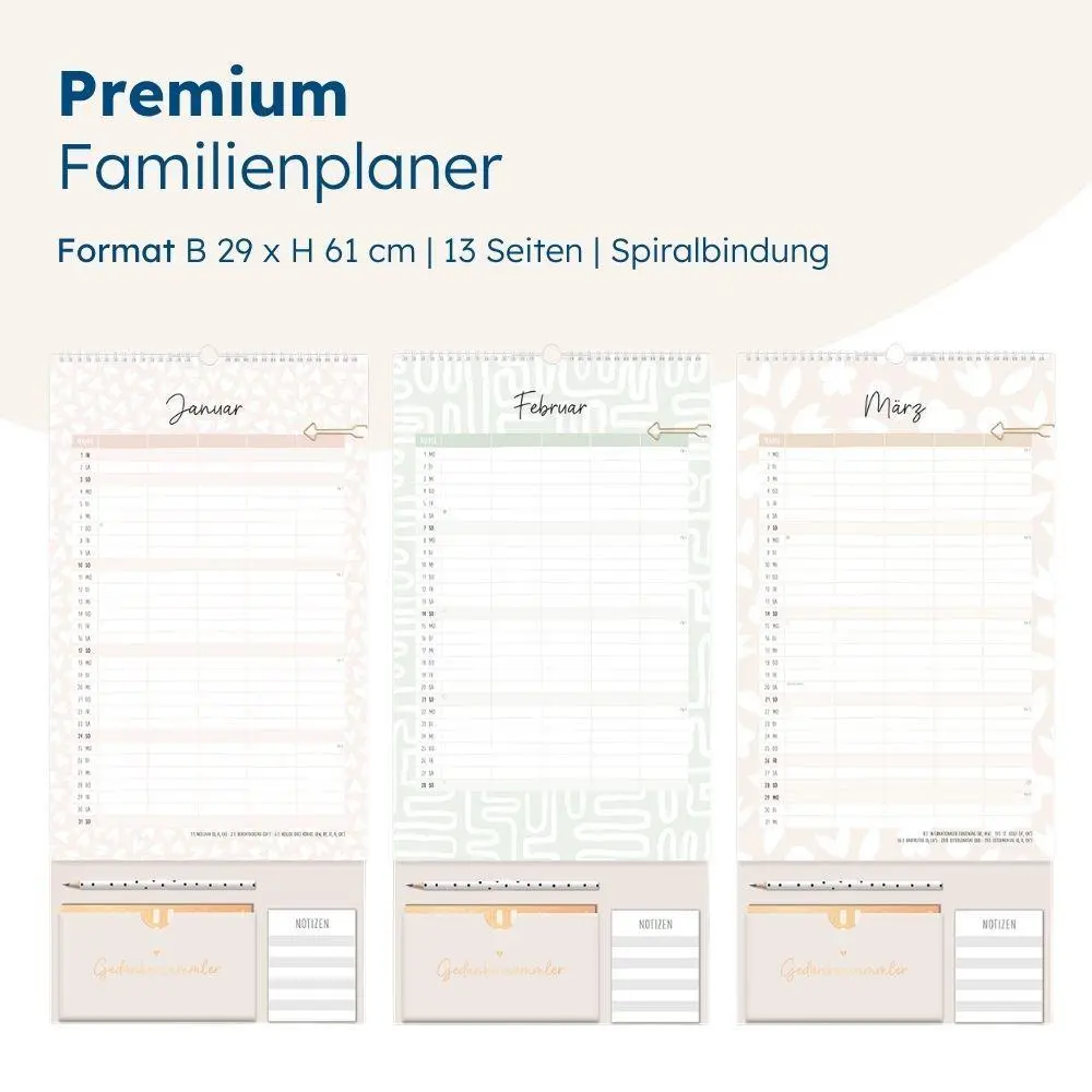 Bild: 9783986362515 | Premium-Familienplaner 2027 | Familienplaner | Original | Kalender
