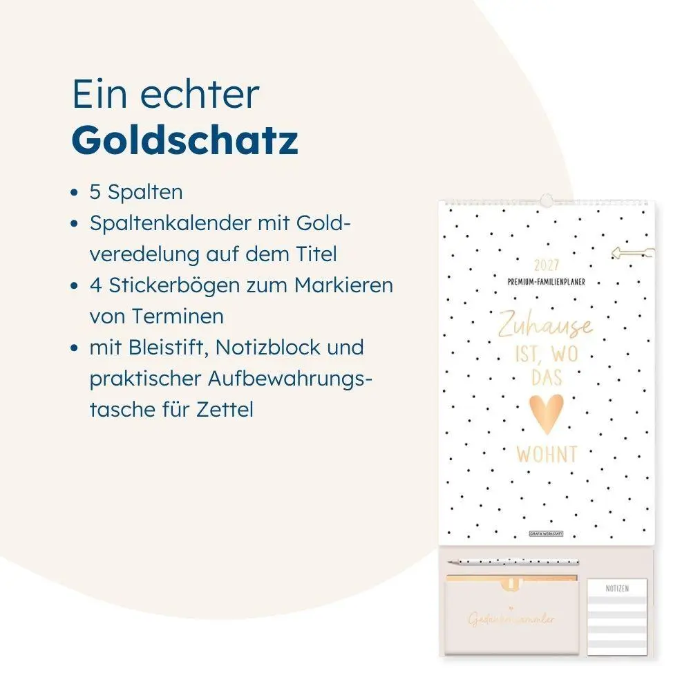 Bild: 9783986362515 | Premium-Familienplaner 2027 | Familienplaner | Original | Kalender