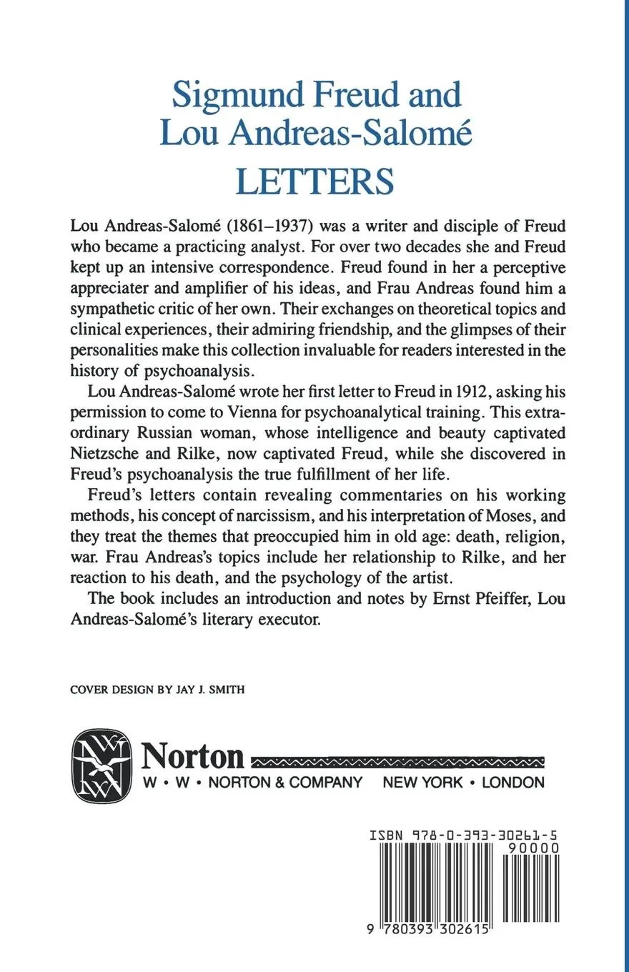 Rückseite: 9780393302615 | Sigmund Freud and Lou Andreas-Salomae, Letters | Sigmund Freud | Buch
