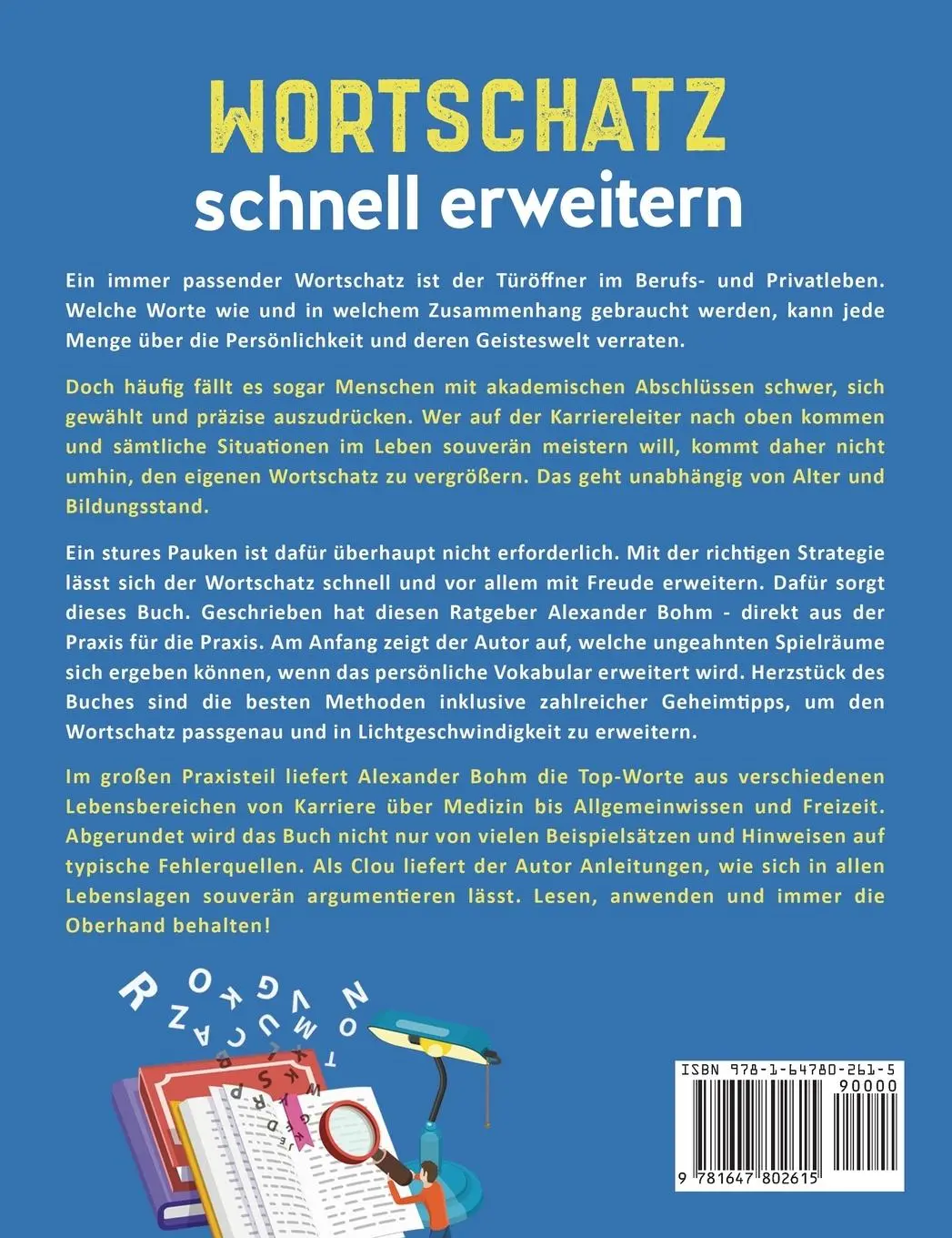 Rückseite: 9781647802615 | Wortschatz schnell erweitern | Alexander Bohm | Buch | 2021
