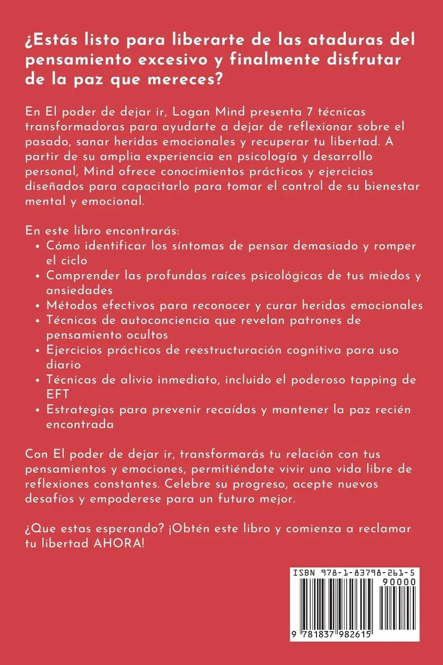 Rückseite: 9781837982615 | El Poder de Dejar Ir | Logan Mind | Taschenbuch | Spanisch | 2024