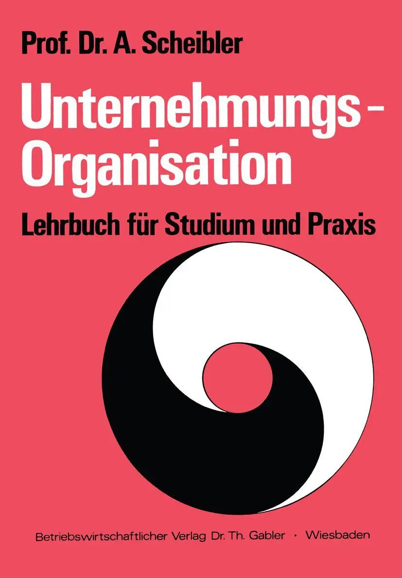 Cover: 9783409312615 | Unternehmungs-Organisation | Lehrbuch für Studium und Praxis | Buch