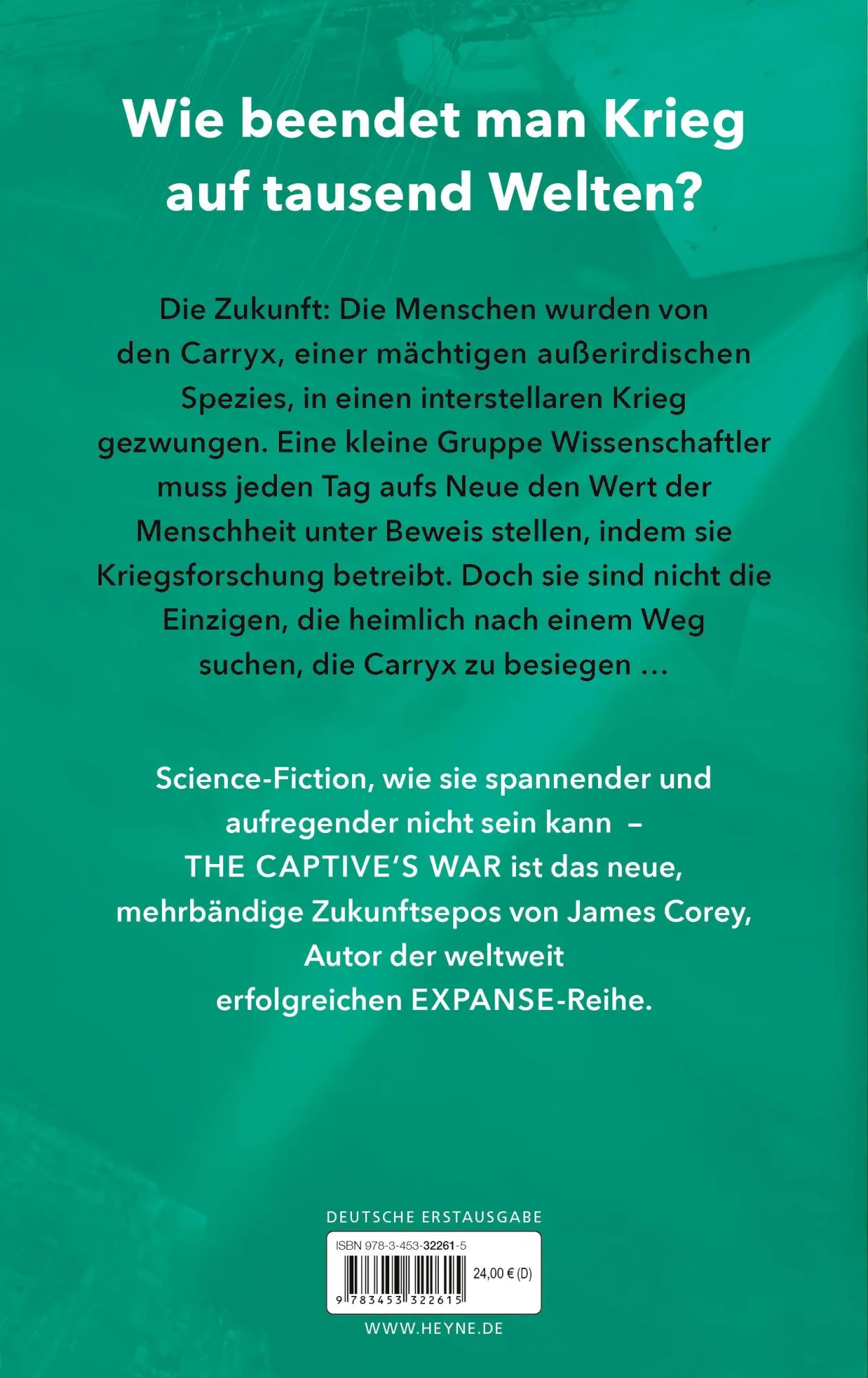 Bild: 9783453322615 | Der Glaube der Bestien - The Captive's War | James Corey | Buch | 2026
