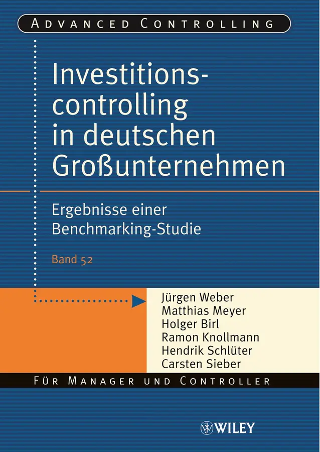 Cover: 9783527502615 | Investitionscontrolling in deutschen Großunternehmen | Weber | Buch