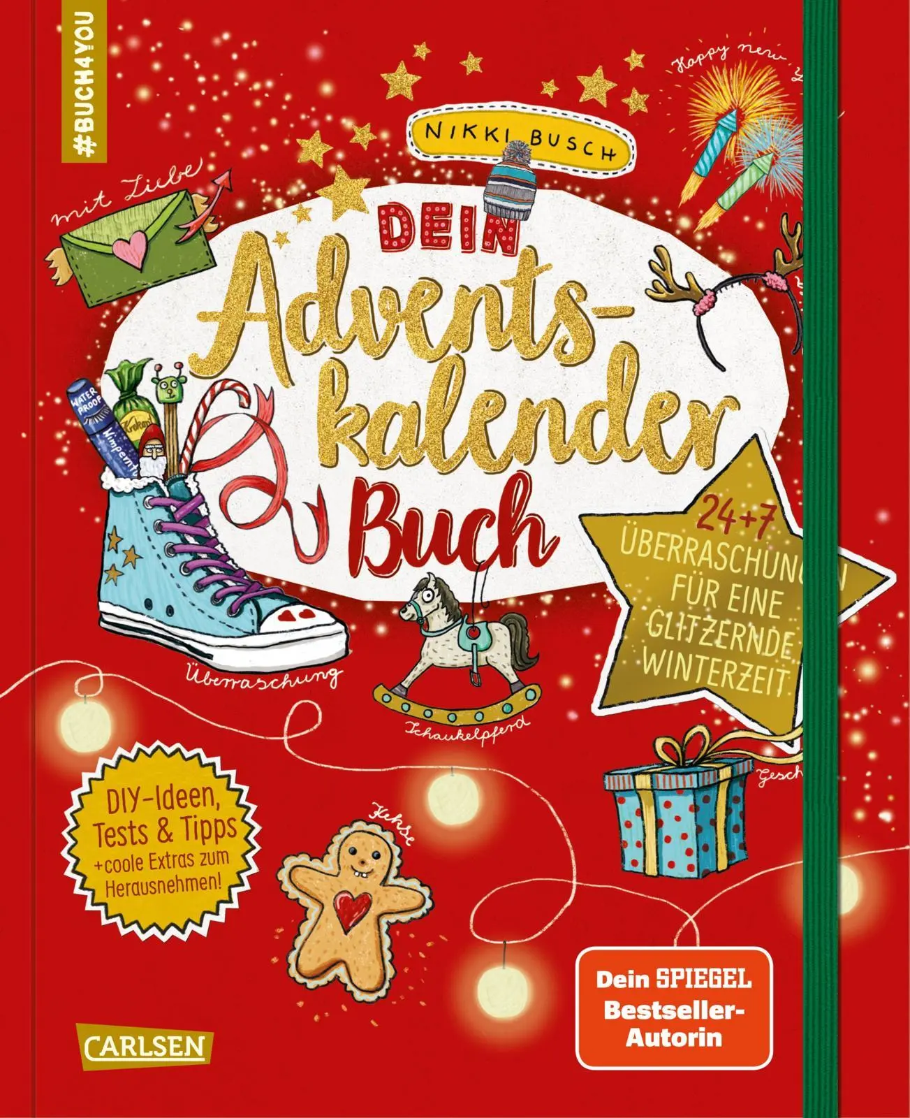 Cover: 9783551192615 | #buch4you: Dein Adventskalender-Buch | Nikki Busch | Taschenbuch