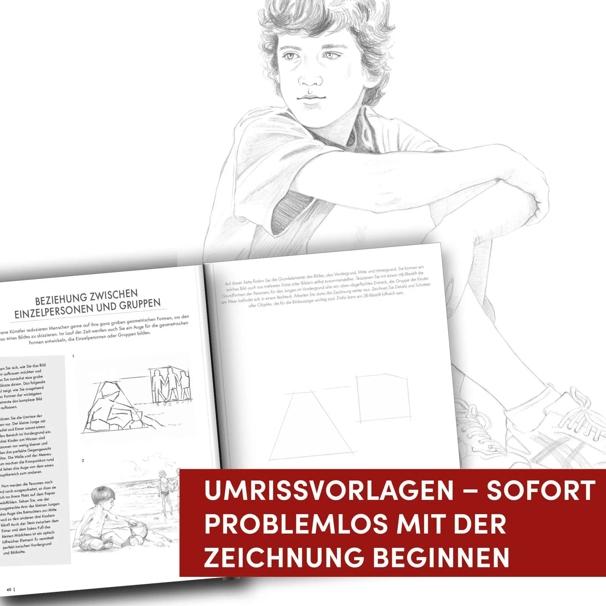 Bild: 9783735882615 | Die Kunst des Zeichnens Übungsbuch - Menschen. Mit neuem...