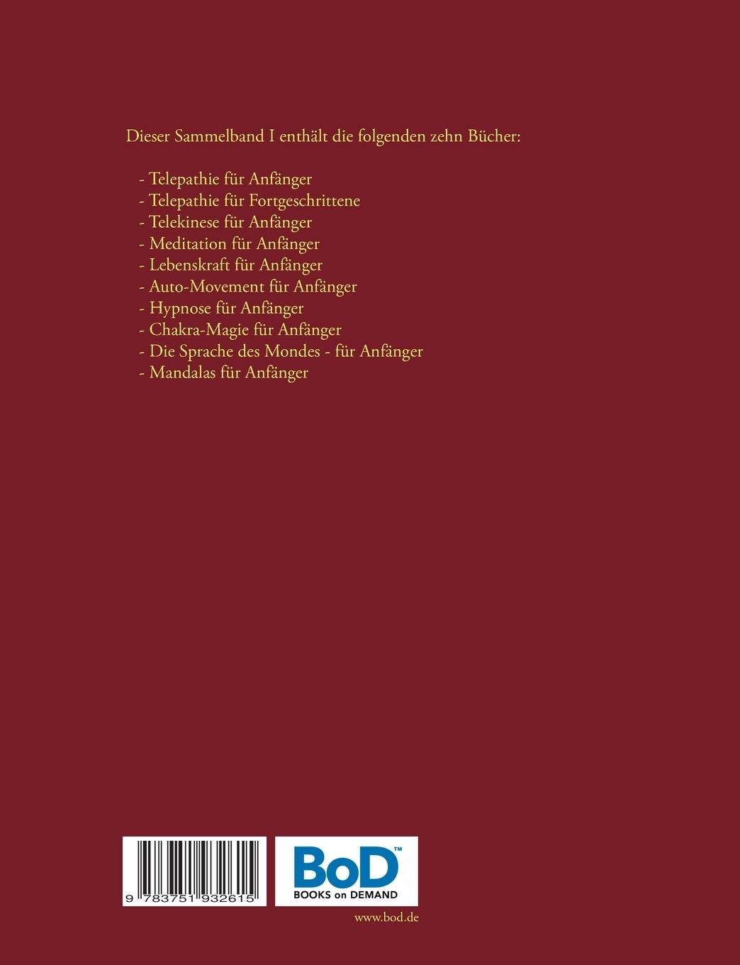 Rückseite: 9783751932615 | Magie für Anfänger - Sammelband I | Harry Eilenstein | Taschenbuch