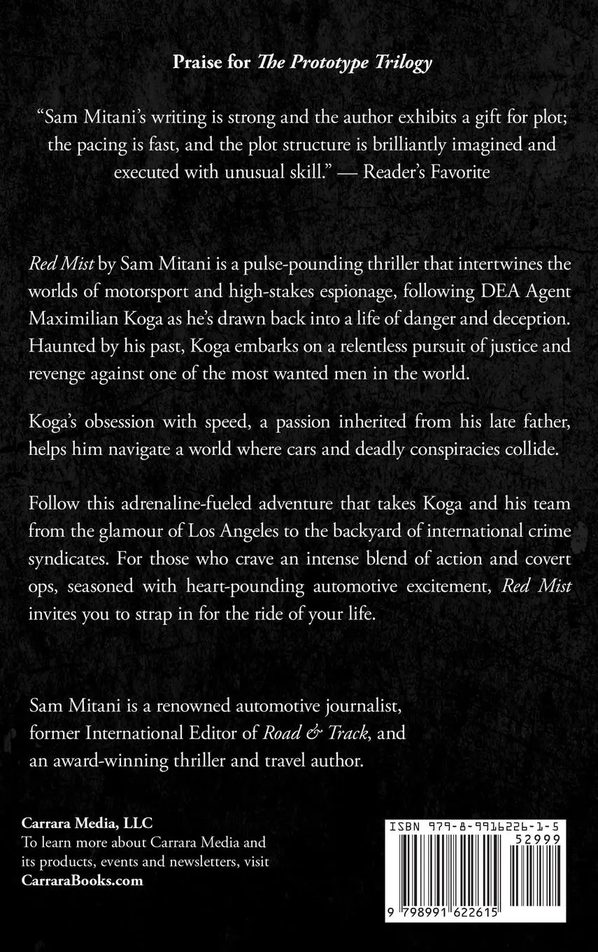 Rückseite: 9798991622615 | Red Mist | Sam Mitani | Buch | Englisch | 2024 | Carrara Media, LLC