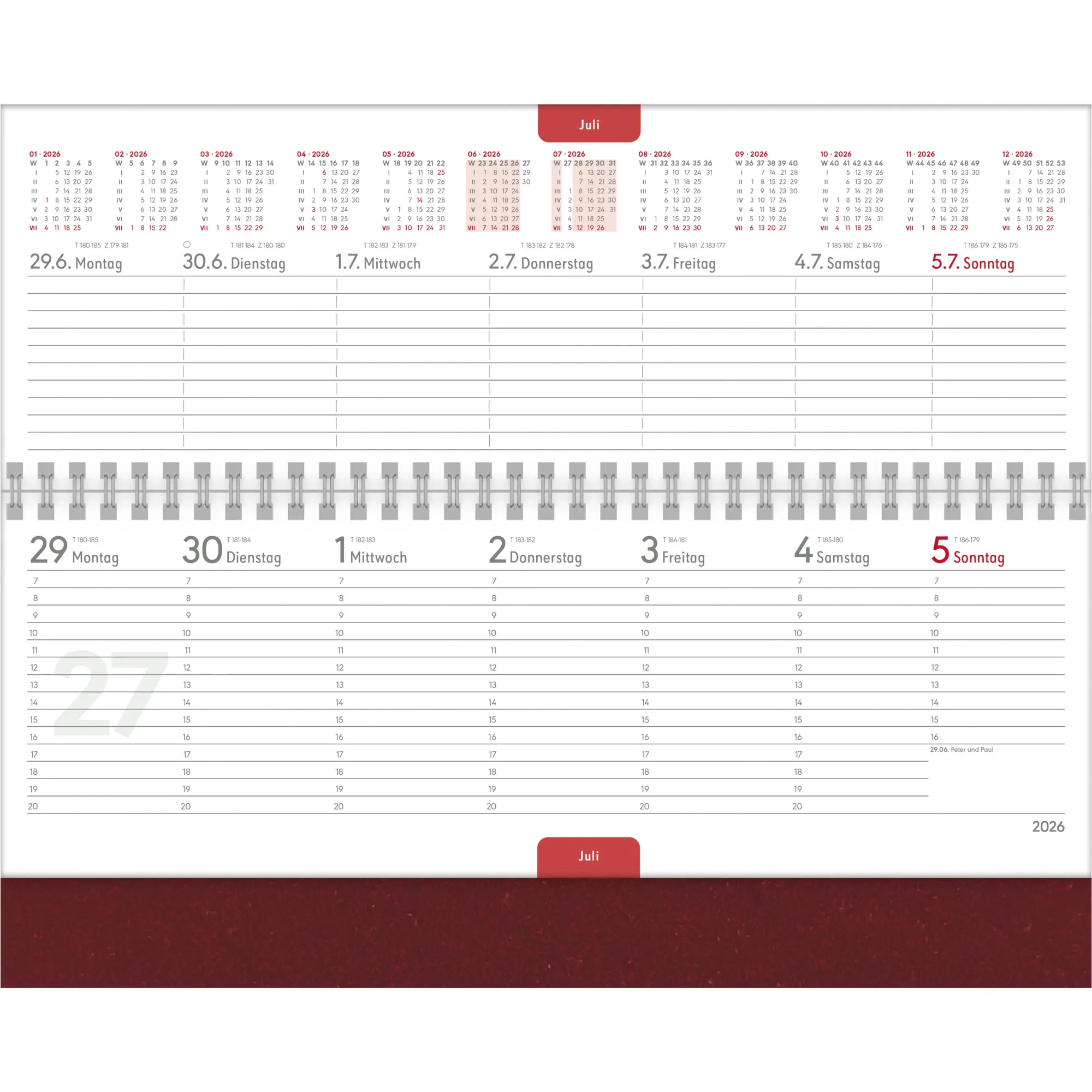 Bild: 4069095002715 | Tisch-Querkalender Nature Line Flower 2026 - Tisch-Kalender -...
