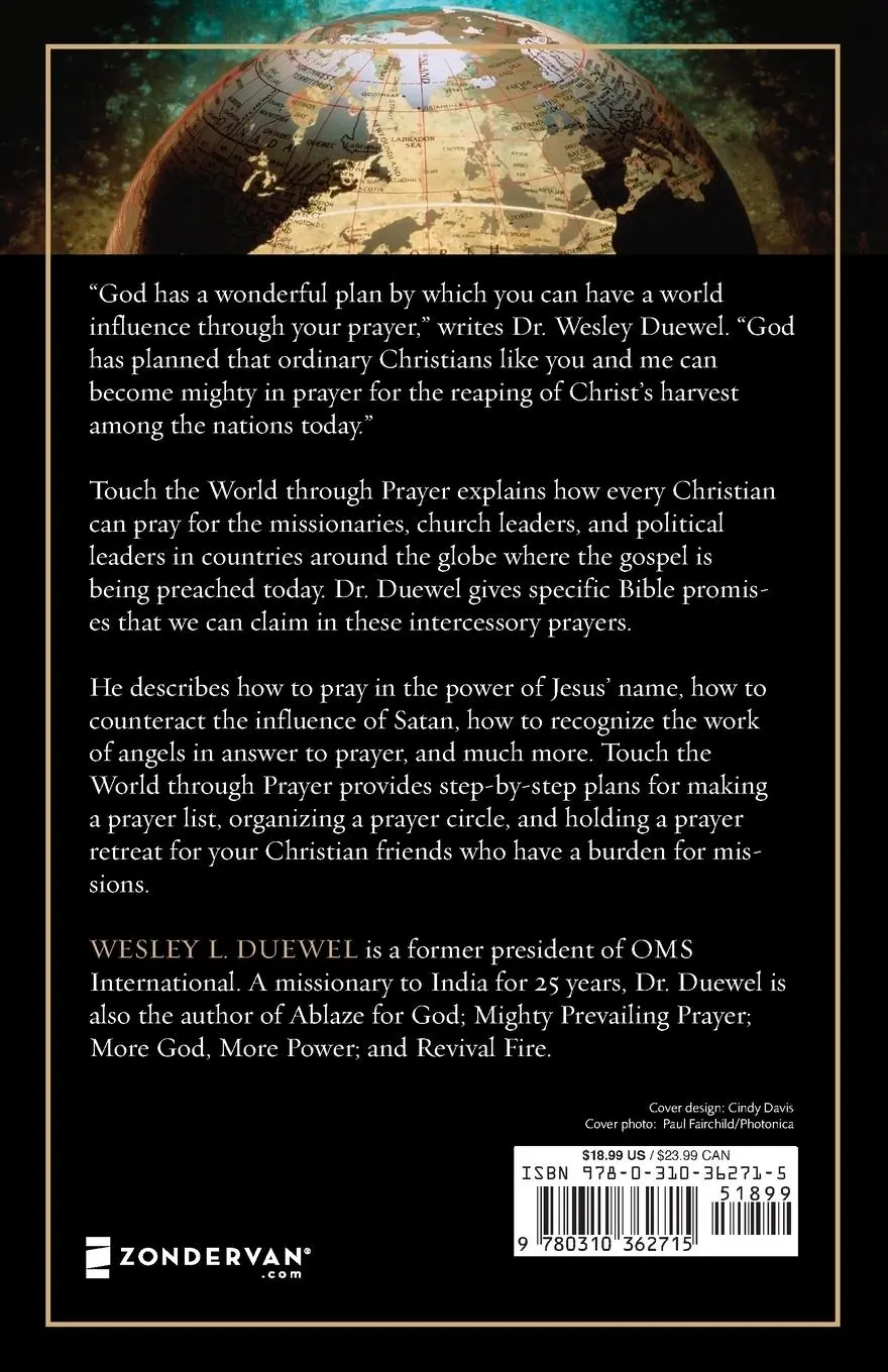 Rückseite: 9780310362715 | Touch the World Through Prayer | Wesley L. Duewel | Taschenbuch | 1986