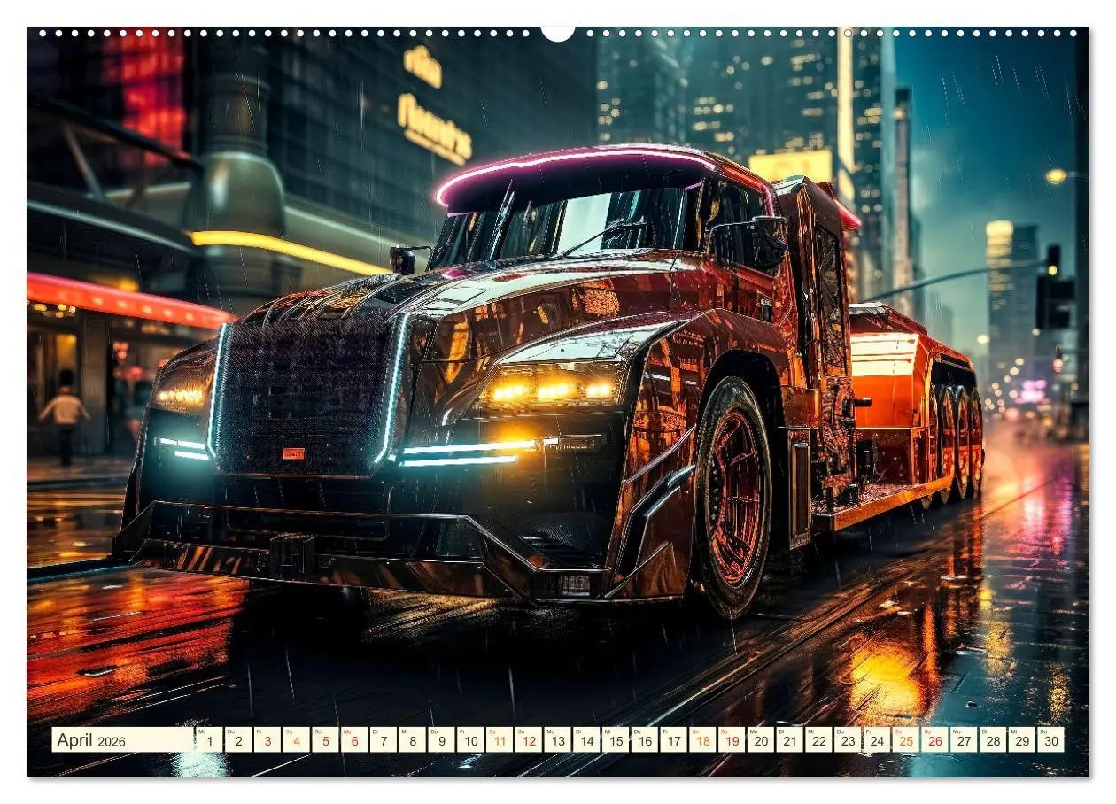 Bild: 9783457512715 | Truck Fantasien (Wandkalender 2026 DIN A2 quer), CALVENDO...