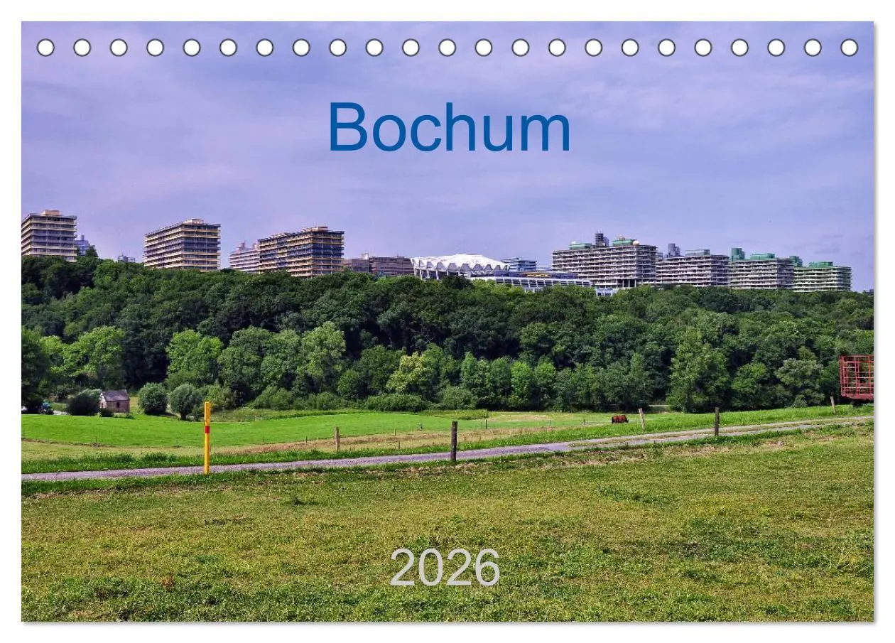 Cover: 9783516222715 | Bochum / Geburtstagskalender (Tischkalender 2026 DIN A5 quer),...