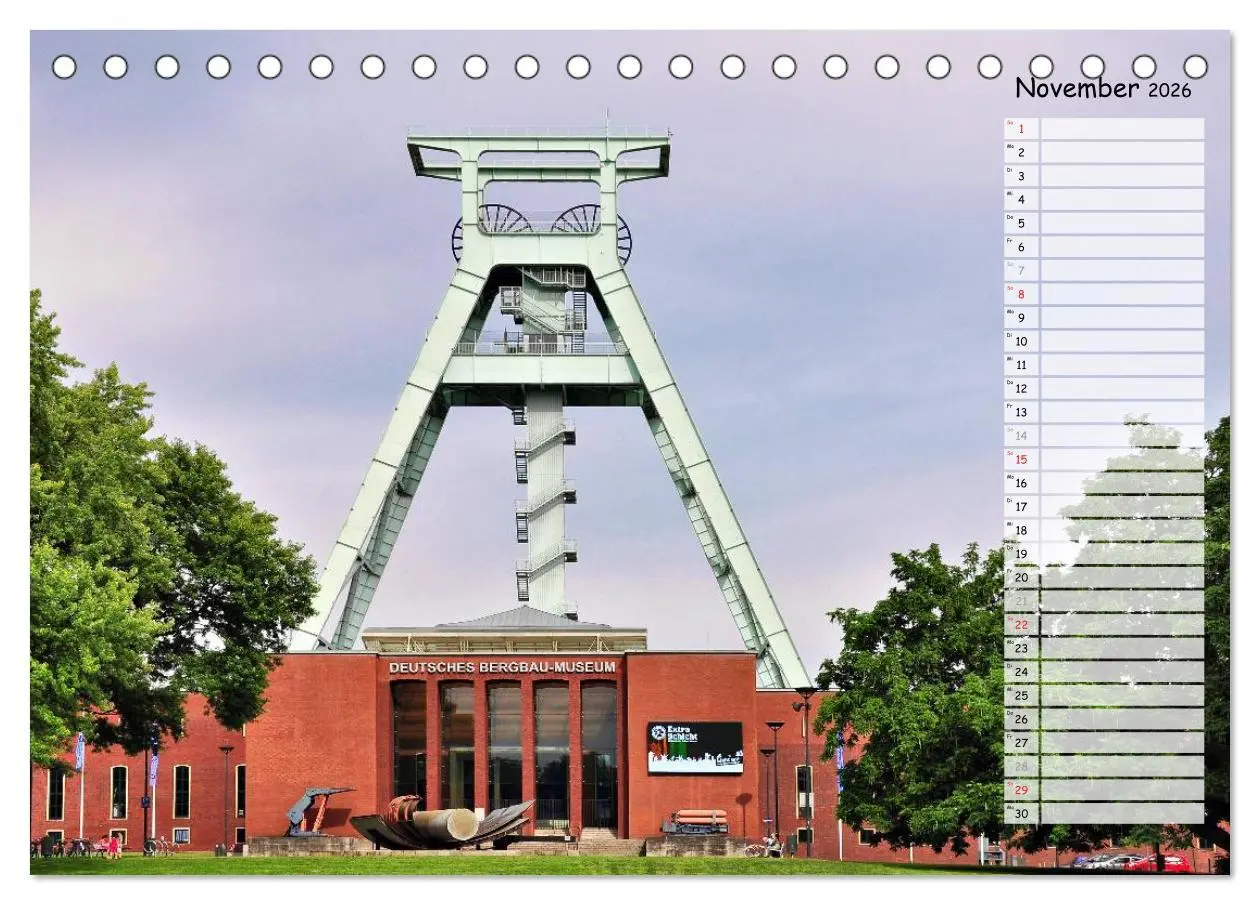 Bild: 9783516222715 | Bochum / Geburtstagskalender (Tischkalender 2026 DIN A5 quer),...