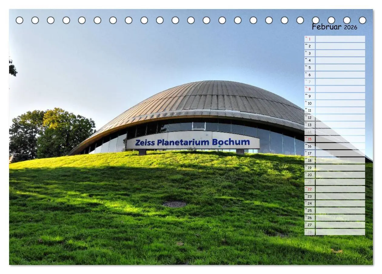 Bild: 9783516222715 | Bochum / Geburtstagskalender (Tischkalender 2026 DIN A5 quer),...
