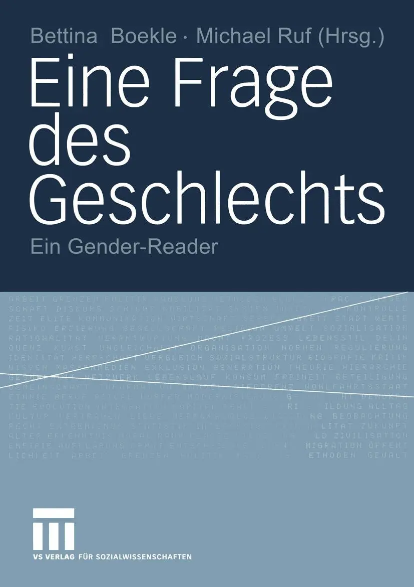 Cover: 9783531142715 | Eine Frage des Geschlechts | Ein Gender-Reader | Michael Ruf (u. a.)