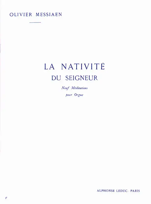 Cover: 9790046192715 | La Nativite du Seigneur Vol. 3 | Olivier Messiaen | Buch