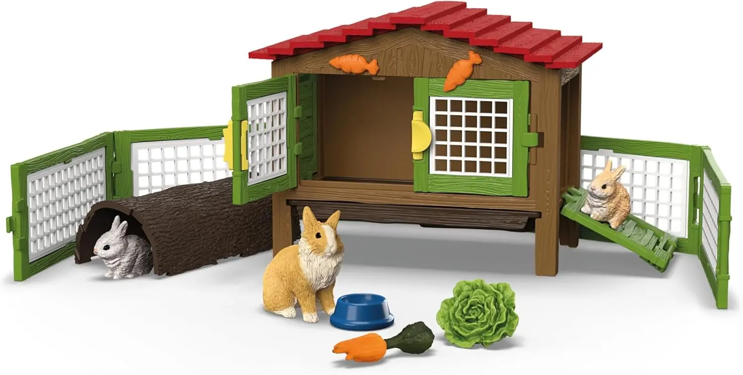 Cover: 4059433992815 | Schleich 42728 - Farm World, Kaninchenstall, 17 Teile, Spielset | 2025