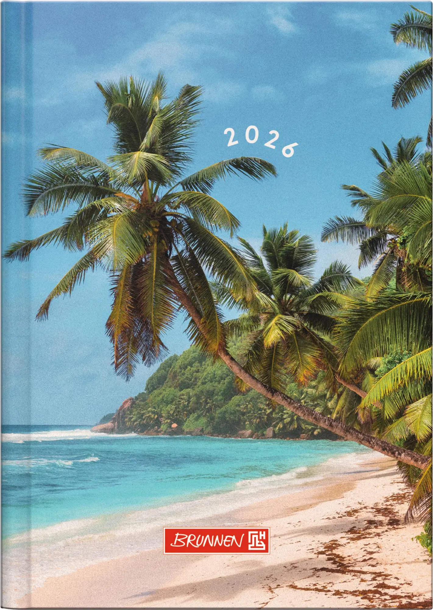 Cover: 4061947142815 | BRUNNEN 1073115026 Taschenkalender Mod. 731 2026 "Beach" A6, Papier
