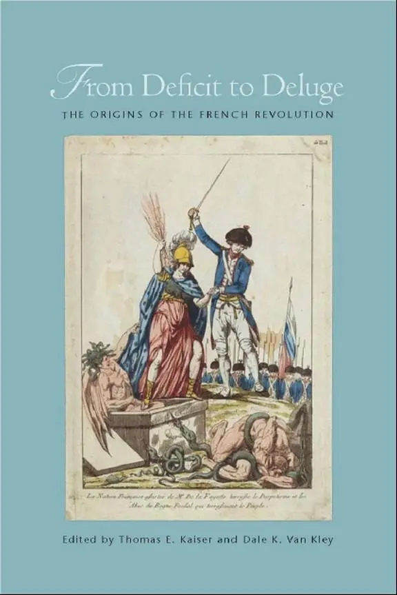 Cover: 9780804772815 | From Deficit to Deluge | The Origins of the French Revolution | Buch
