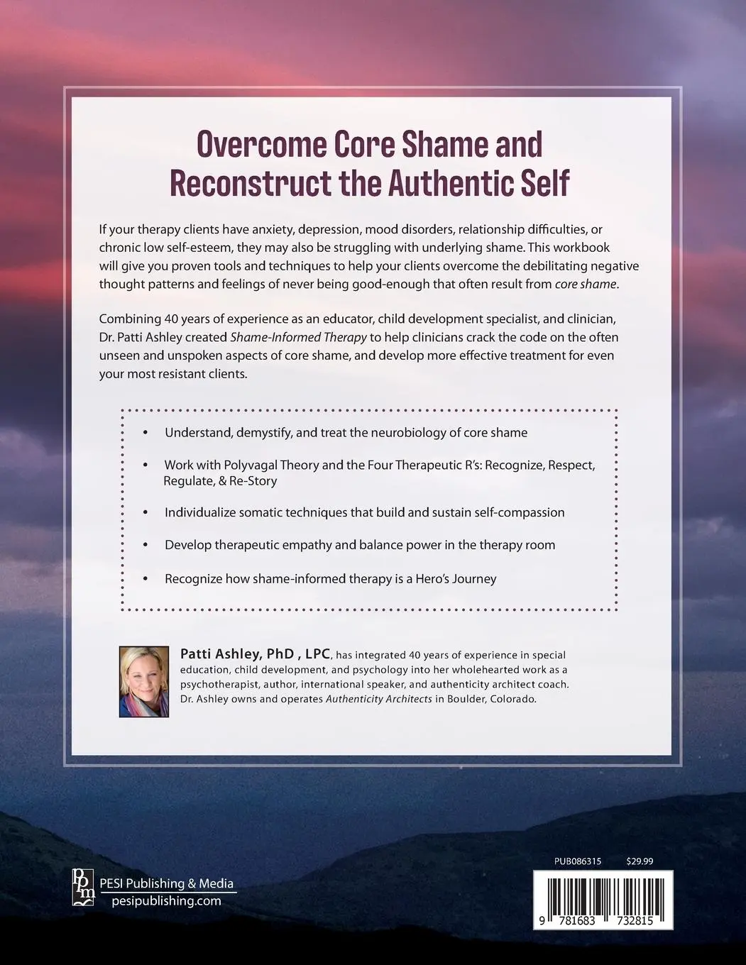 Rückseite: 9781683732815 | Shame-Informed Therapy | Patti Ashley | Taschenbuch | Englisch | 2020