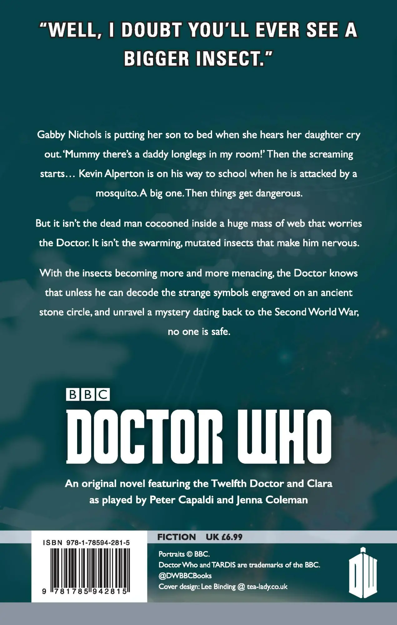 Rückseite: 9781785942815 | Doctor Who | The Crawling Terror (12th Do | Mike Tucker | Taschenbuch