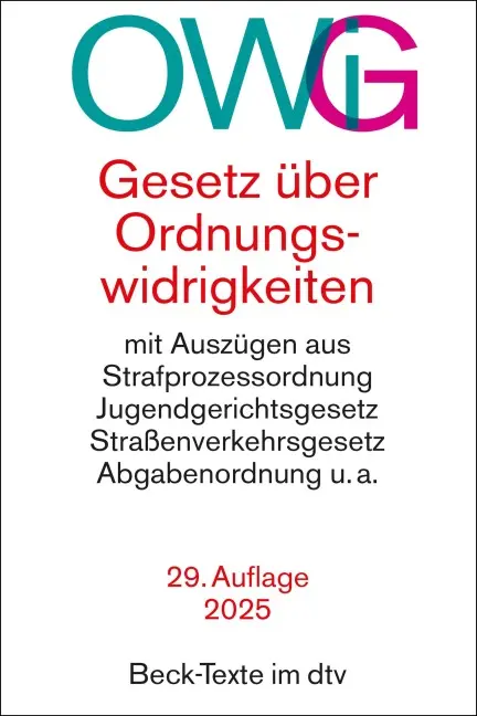 Cover: 9783423532815 | Gesetz über Ordnungswidrigkeiten | Taschenbuch | XXVIII | Deutsch