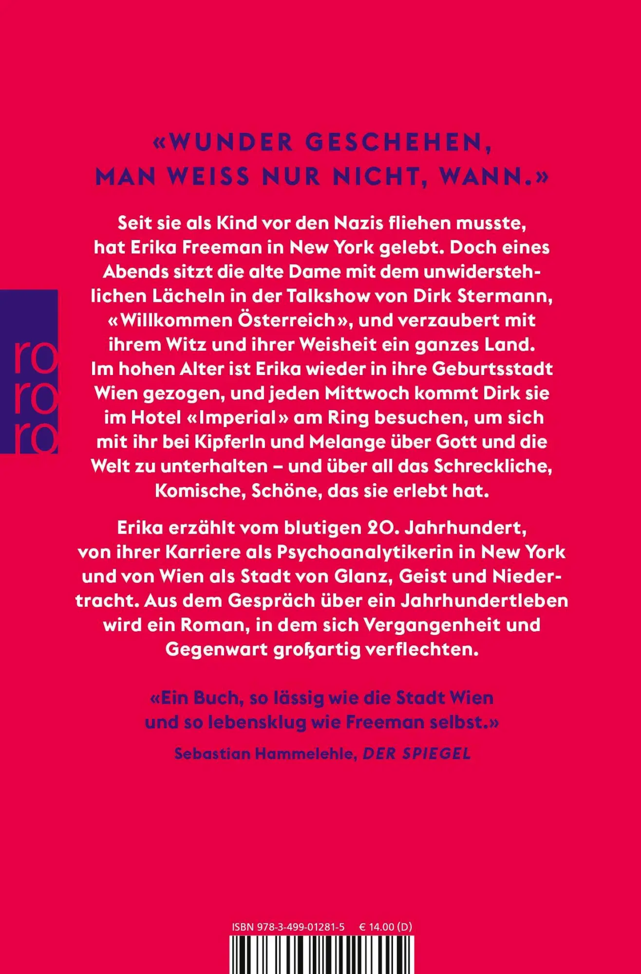 Rückseite: 9783499012815 | 'Mir geht's gut, wenn nicht heute, dann morgen.' | Dirk Stermann