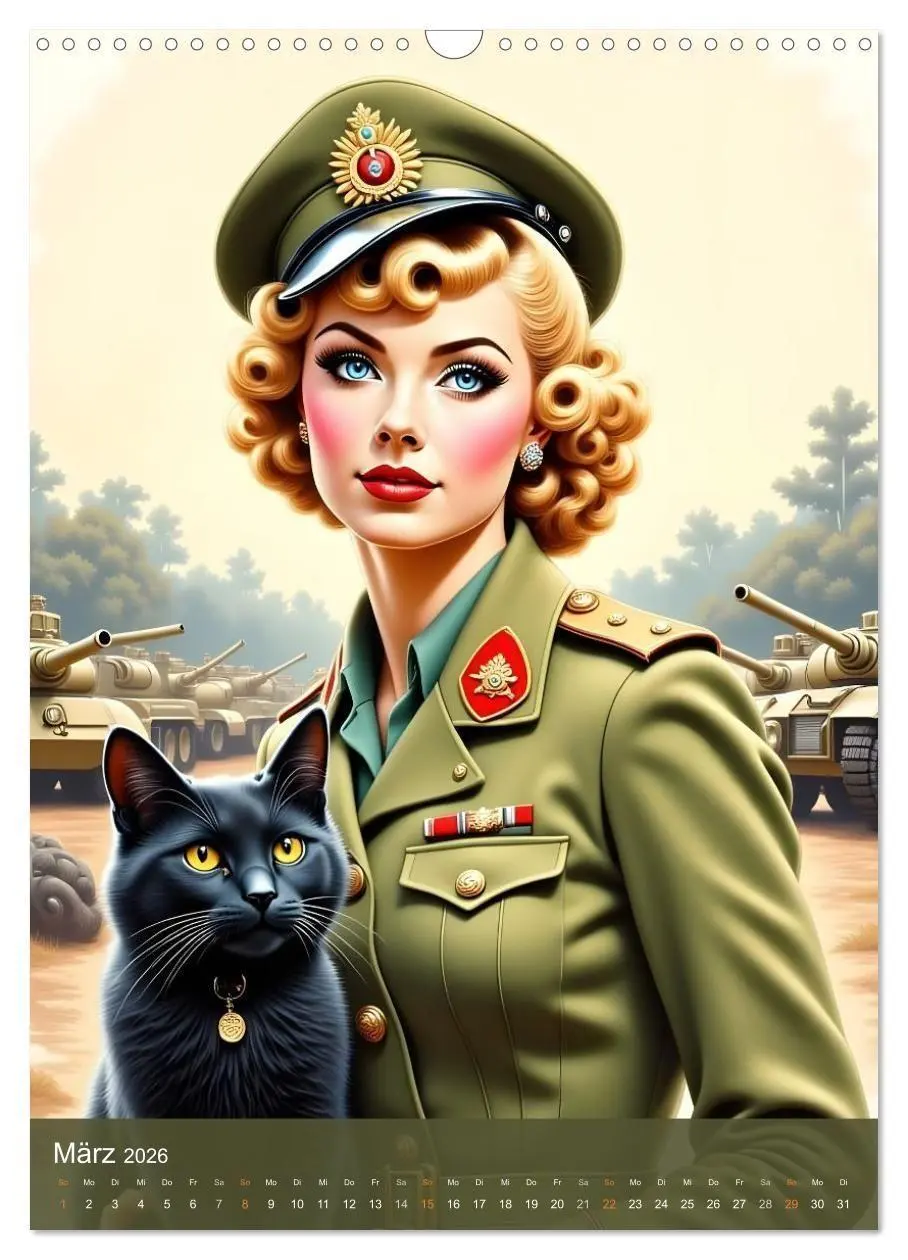 Bild: 9783516692815 | Fräulein Fantasie und die schwarze Katze (Wandkalender 2026 DIN A3...