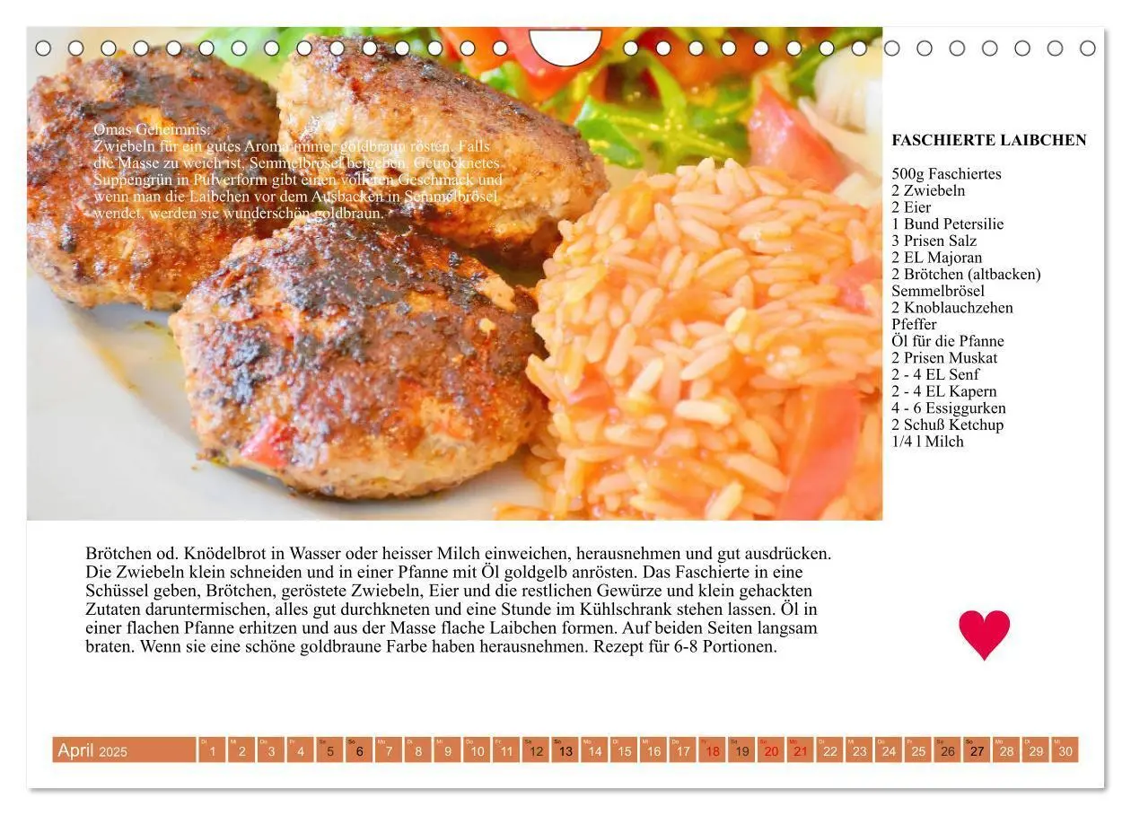 Bild: 9783435192915 | Österreichische Hauptgerichte. Küchenkalender mit den Klassikern!...
