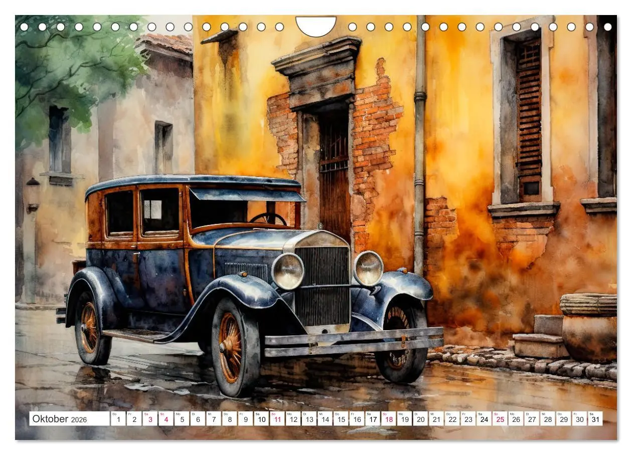 Bild: 9783457352915 | Oldtimer - Vergangenheit neu entdeckt (Wandkalender 2026 DIN A4...