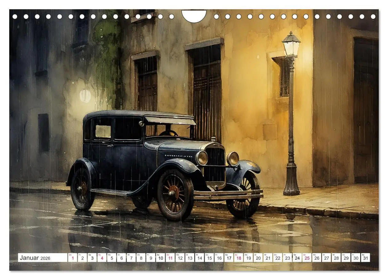 Bild: 9783457352915 | Oldtimer - Vergangenheit neu entdeckt (Wandkalender 2026 DIN A4...