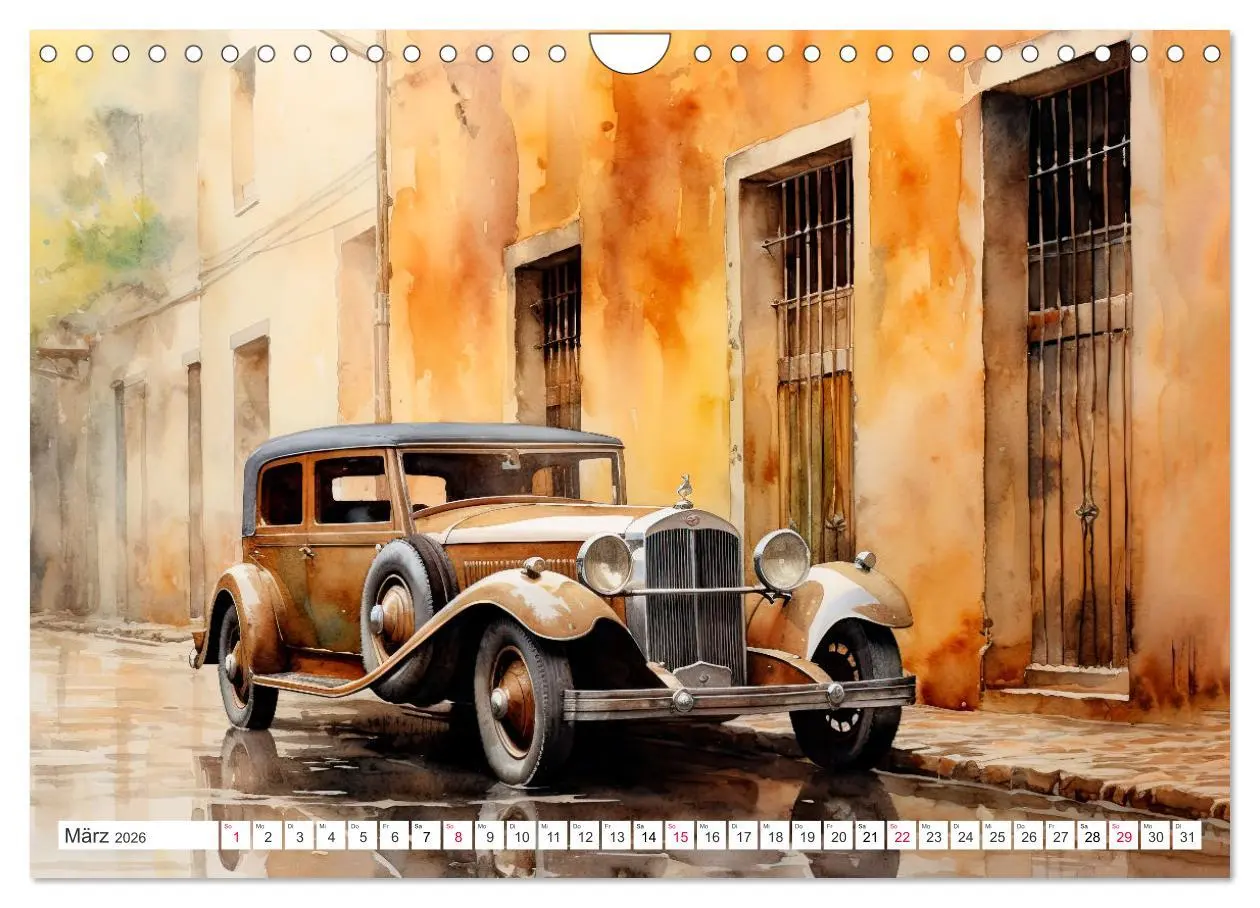 Bild: 9783457352915 | Oldtimer - Vergangenheit neu entdeckt (Wandkalender 2026 DIN A4...
