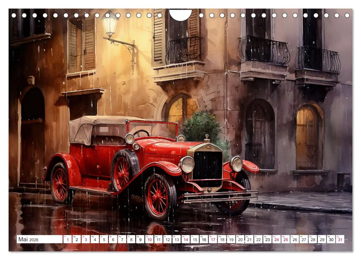 Bild: 9783457352915 | Oldtimer - Vergangenheit neu entdeckt (Wandkalender 2026 DIN A4...