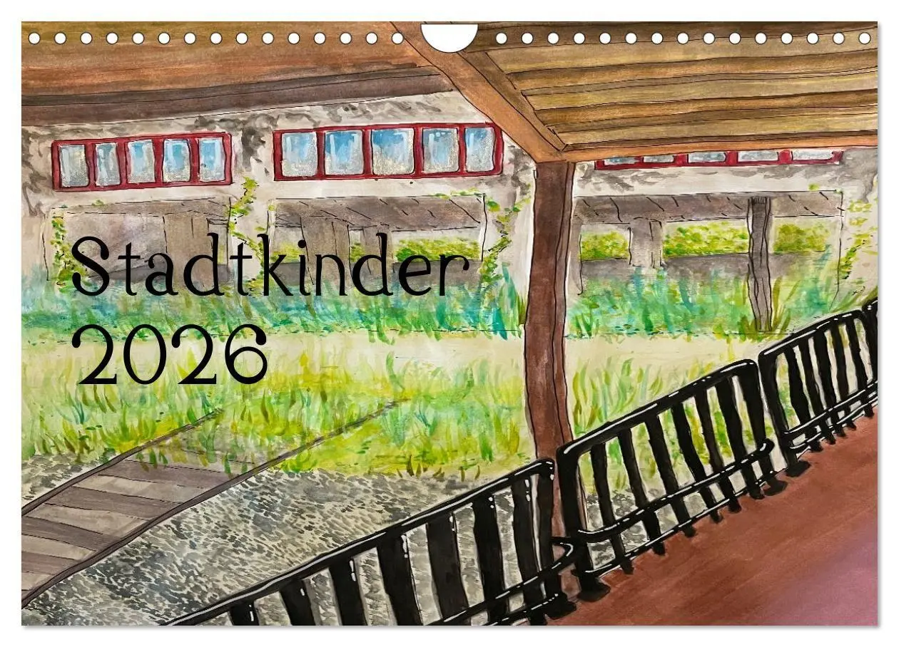 Cover: 9783457662915 | Stadtkinder 2026 (Wandkalender 2026 DIN A4 quer), CALVENDO...