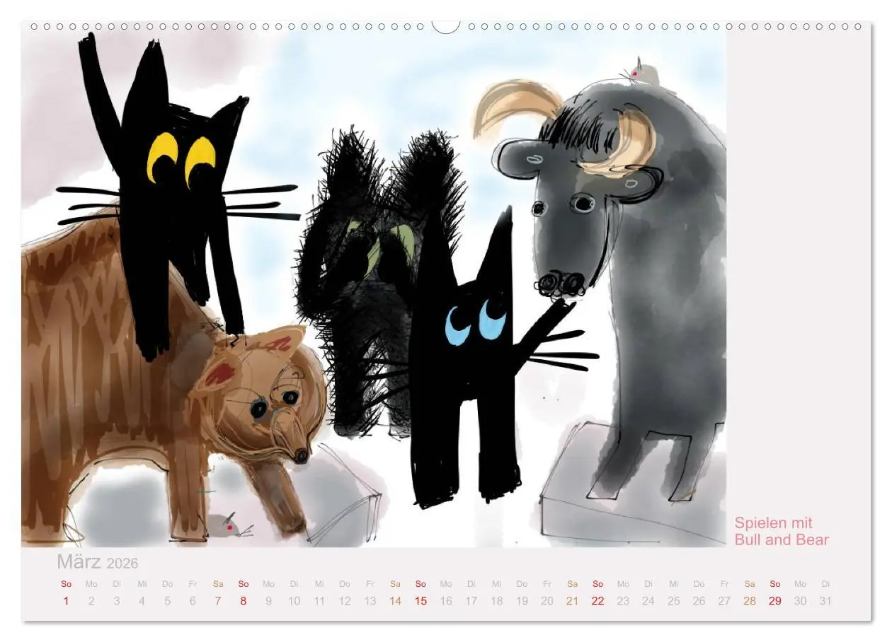 Bild: 9783516062915 | Frau Kami Katze entdeckt Frankfurt am Main (Wandkalender 2026 DIN...