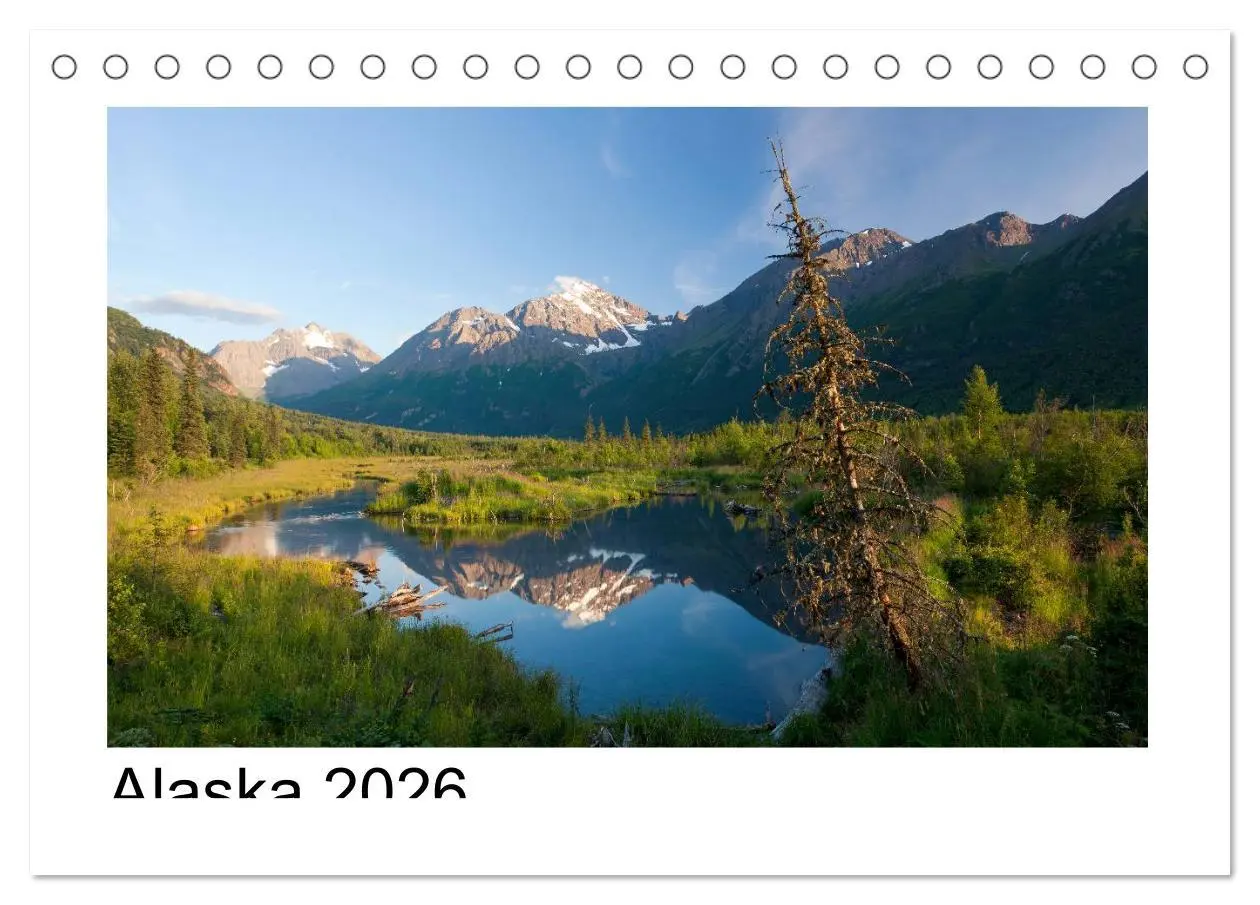Cover: 9783516202915 | Alaska 2026 (Tischkalender 2026 DIN A5 quer), CALVENDO Monatskalender