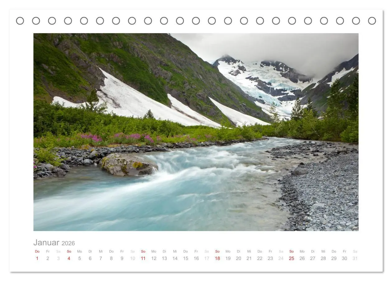 Bild: 9783516202915 | Alaska 2026 (Tischkalender 2026 DIN A5 quer), CALVENDO Monatskalender