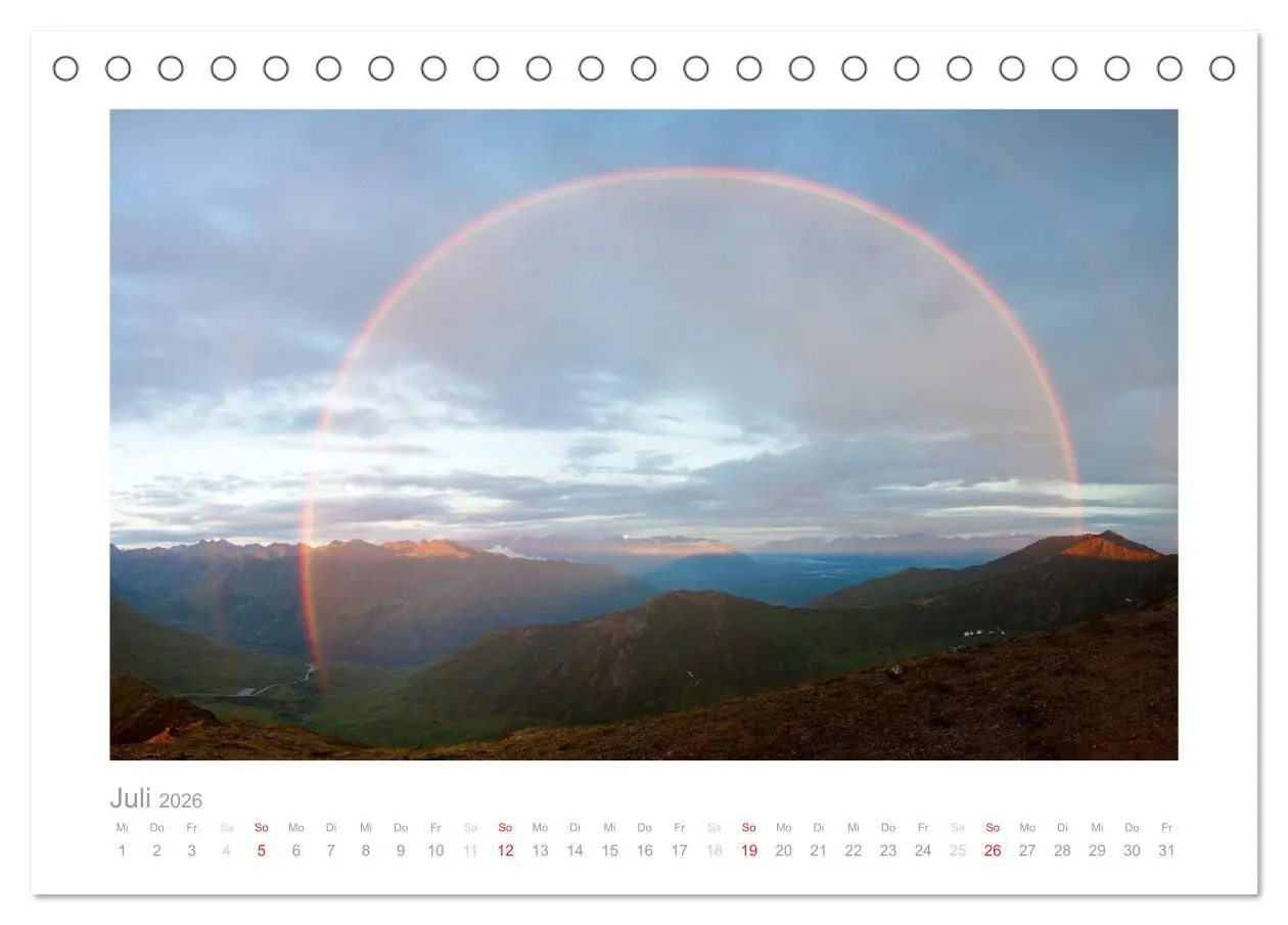 Bild: 9783516202915 | Alaska 2026 (Tischkalender 2026 DIN A5 quer), CALVENDO Monatskalender