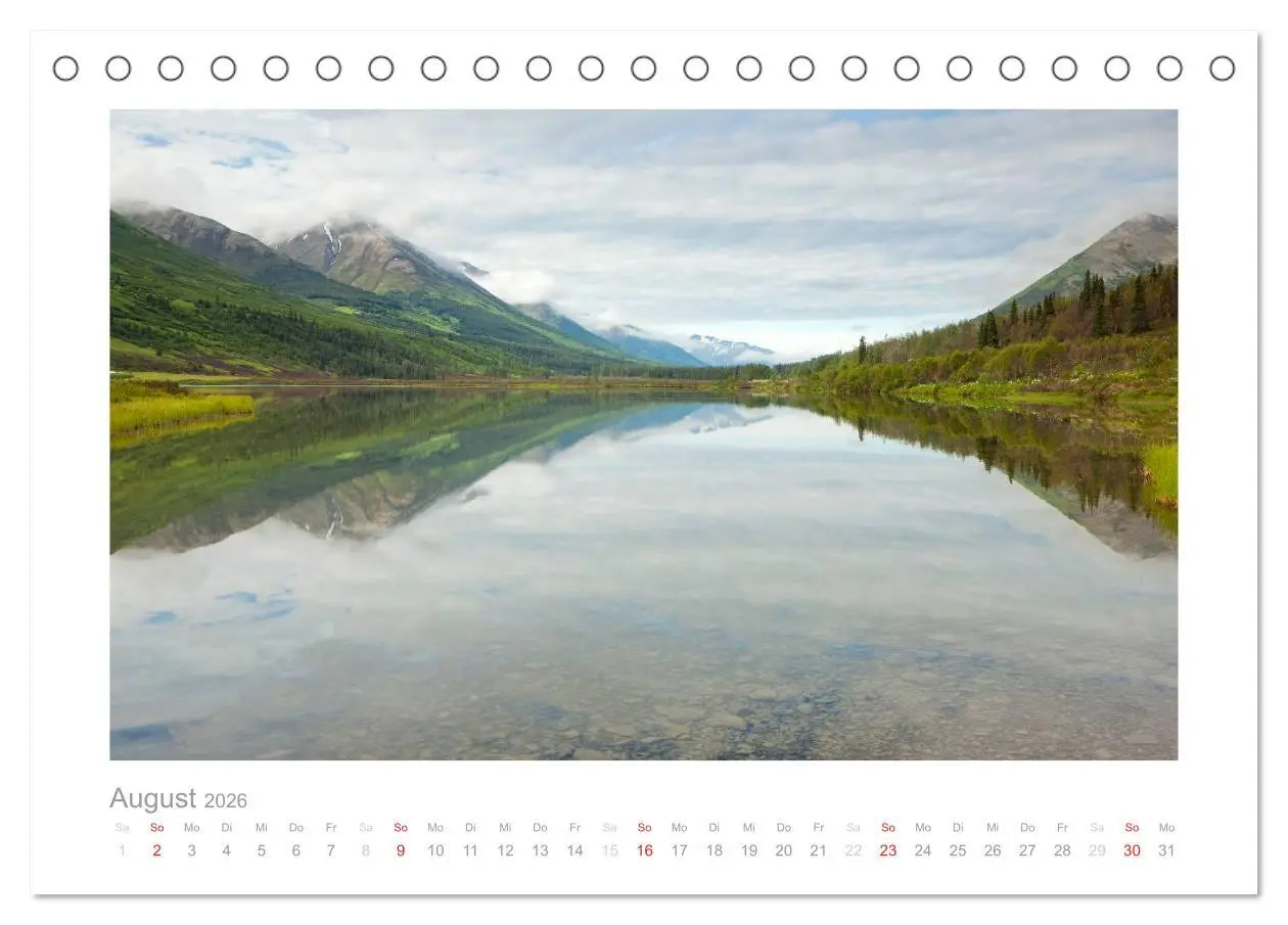 Bild: 9783516202915 | Alaska 2026 (Tischkalender 2026 DIN A5 quer), CALVENDO Monatskalender