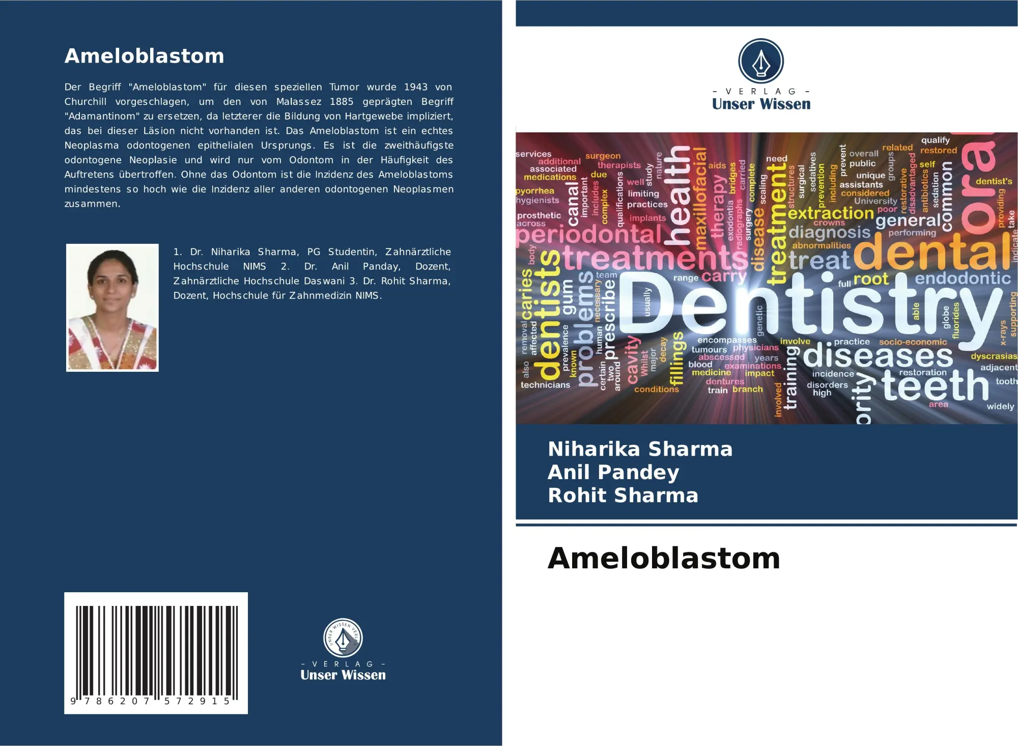 Cover: 9786207572915 | Ameloblastom | Niharika Sharma (u. a.) | Taschenbuch | Paperback