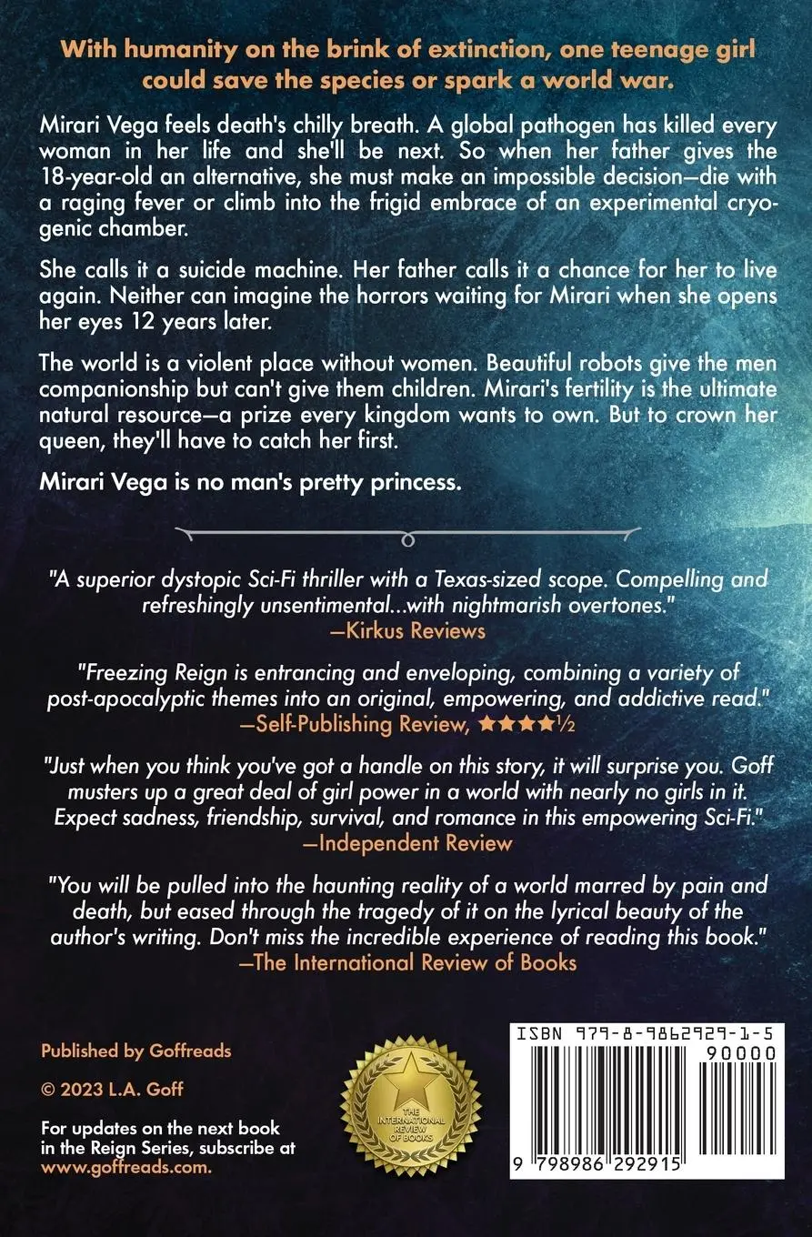 Rückseite: 9798986292915 | Freezing Reign | L. A. Goff | Taschenbuch | Englisch | 2023